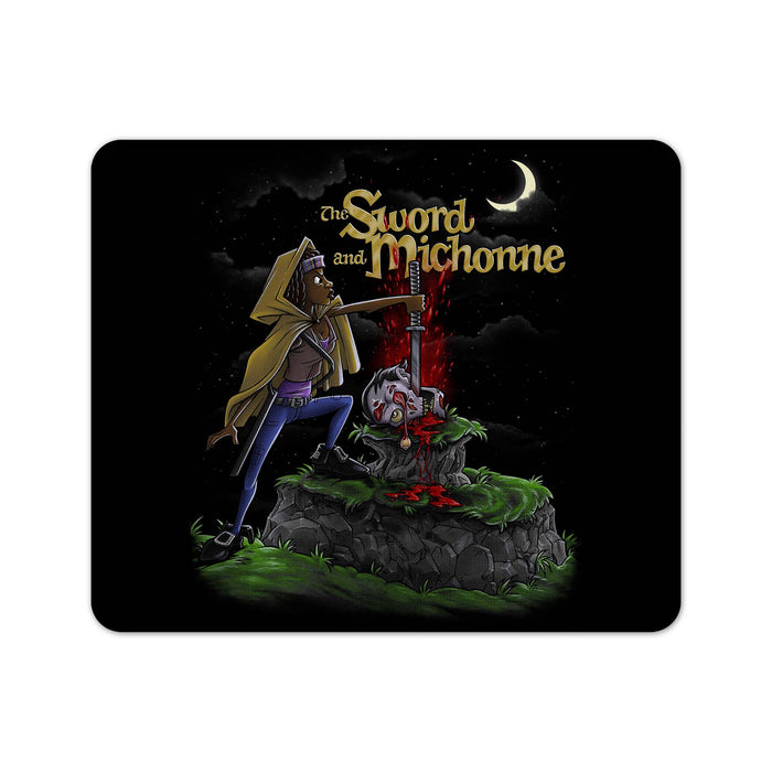 The Sword And Michonne 2 Mouse Pad