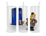 The Tardis Monkey Double Insulated Stainless Steel Tumbler