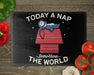 Today A Nap Tomorrow The World Cutting Board