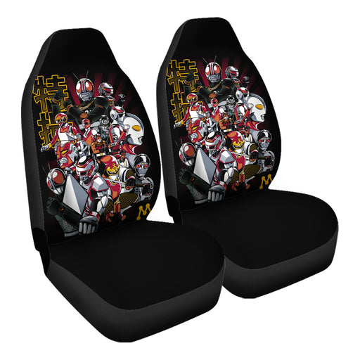 Tokusatsu Heroes Car Seat Covers - One size