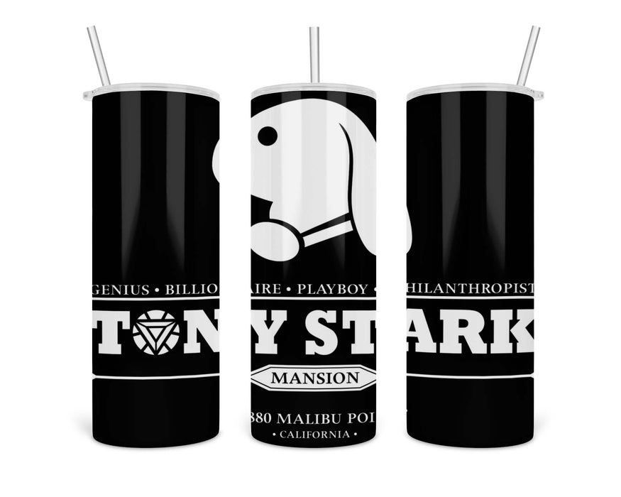 Tony Stark Mansion Double Insulated Stainless Steel Tumbler