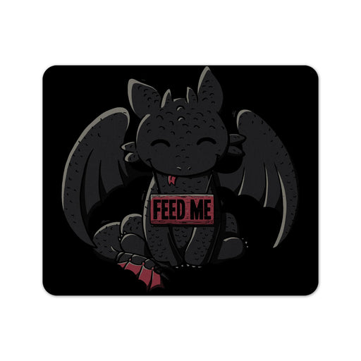 Toothless Feed Me Mouse Pad