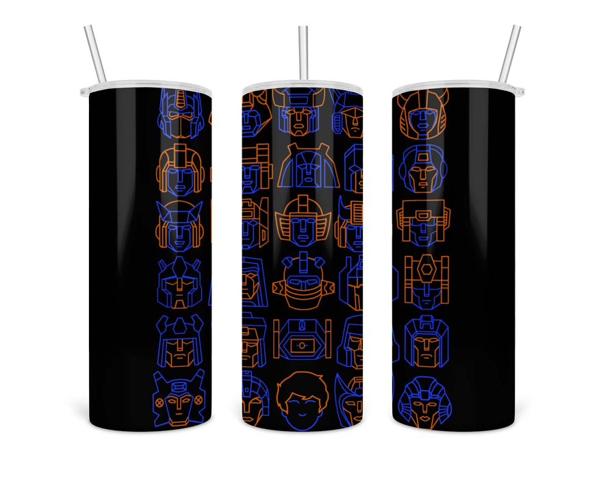 Transformers Line Heads Double Insulated Stainless Steel Tumbler