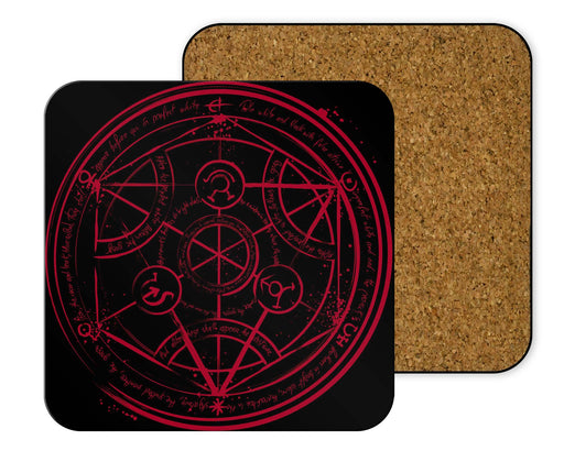 Transmutation Circle Coasters