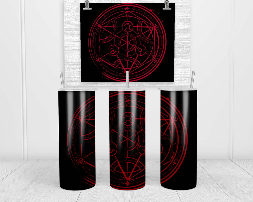 Transmutation Circle Double Insulated Stainless Steel Tumbler