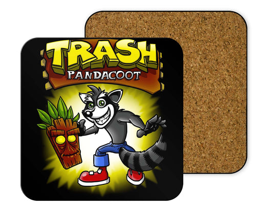 Trash Pandacoot Coasters
