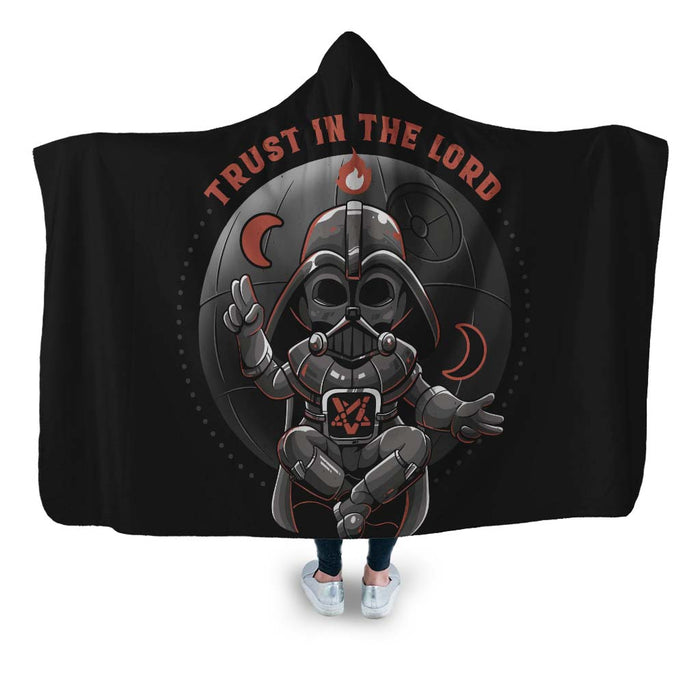 Trust In The Lord Fundo Hooded Blanket