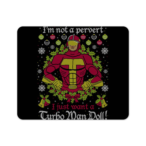 Turboman Sweater Mouse Pad
