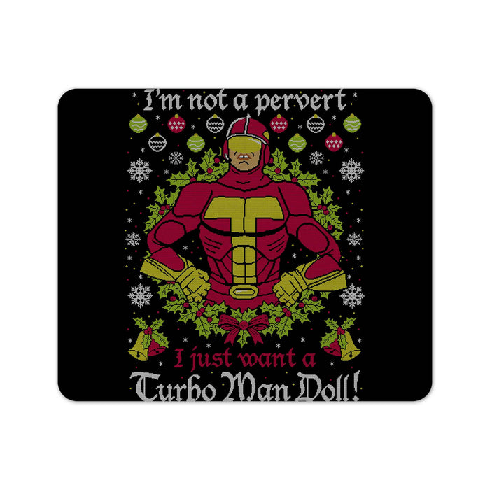 Turboman Sweater Mouse Pad
