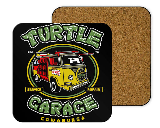 Turtle Garage Coasters