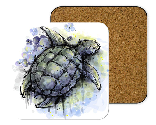 Turtle Ink Coasters