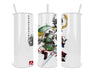 Twilight Wolf Watercolor Double Insulated Stainless Steel Tumbler