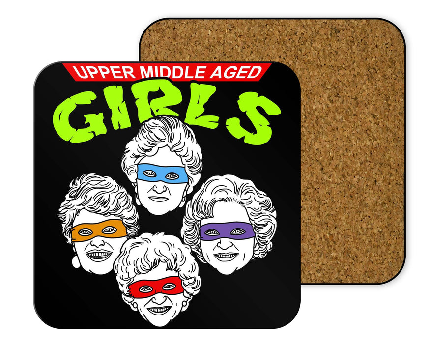 Upper Middle Aged Girls Coasters