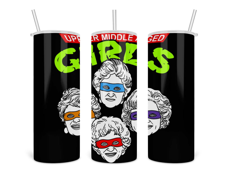 Upper Middle Aged Girls Double Insulated Stainless Steel Tumbler