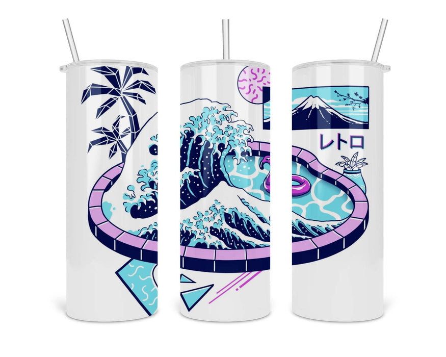 Vapor Wave Pool Double Insulated Stainless Steel Tumbler