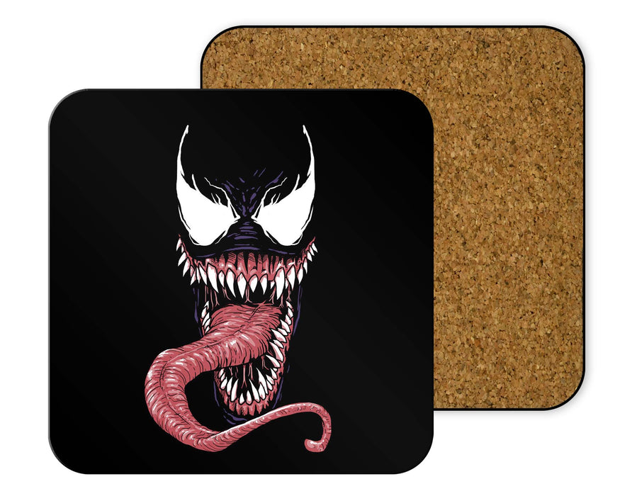 Venom Mask 2 Coasters
