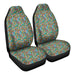 Video Games Patterns 10 Car Seat Covers - One size