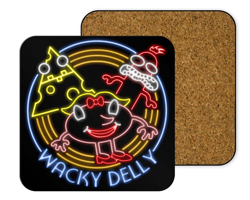 Wacky Delly Sign Coasters