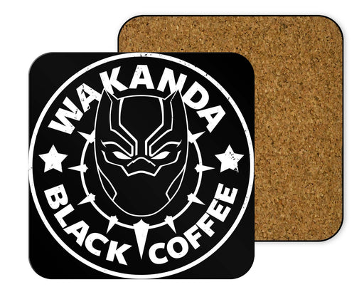 Wakanda Black Coffee Coasters