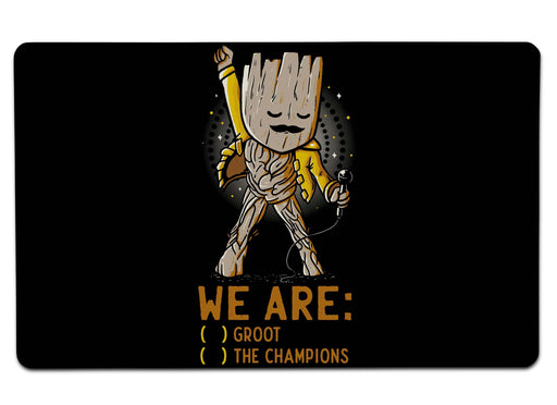 We Are Groot The Champions Large Mouse Pad