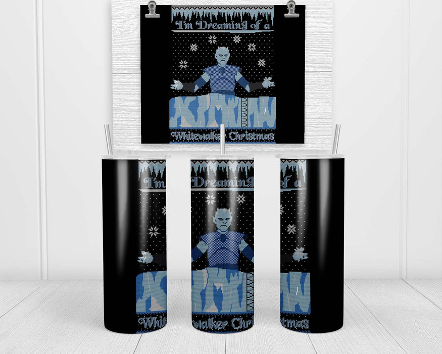White Walker Xmas Double Insulated Stainless Steel Tumbler