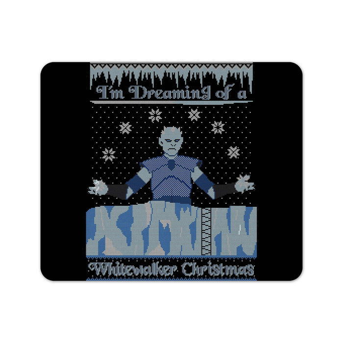 White Walker Xmas Mouse Pad