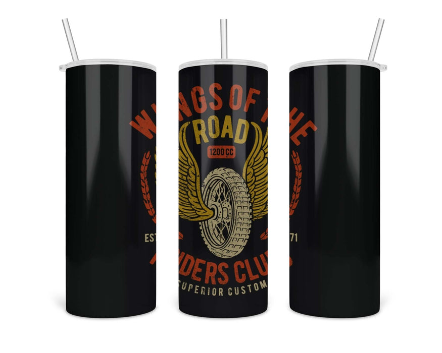 Wings Of The Road Double Insulated Stainless Steel Tumbler