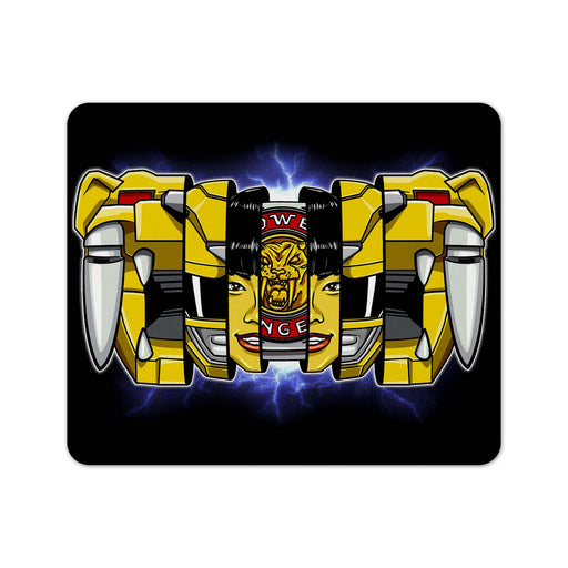 Yellow Ranger Mouse Pad