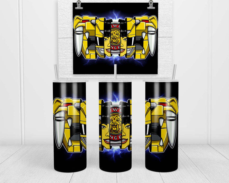 Yellow Ranger Double Insulated Stainless Steel Tumbler
