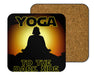 Yoga To The Dark Side Coasters