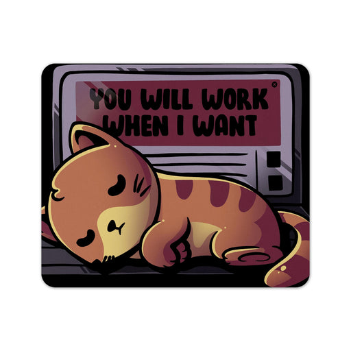 You Will Work When I Wanted Mouse Pad