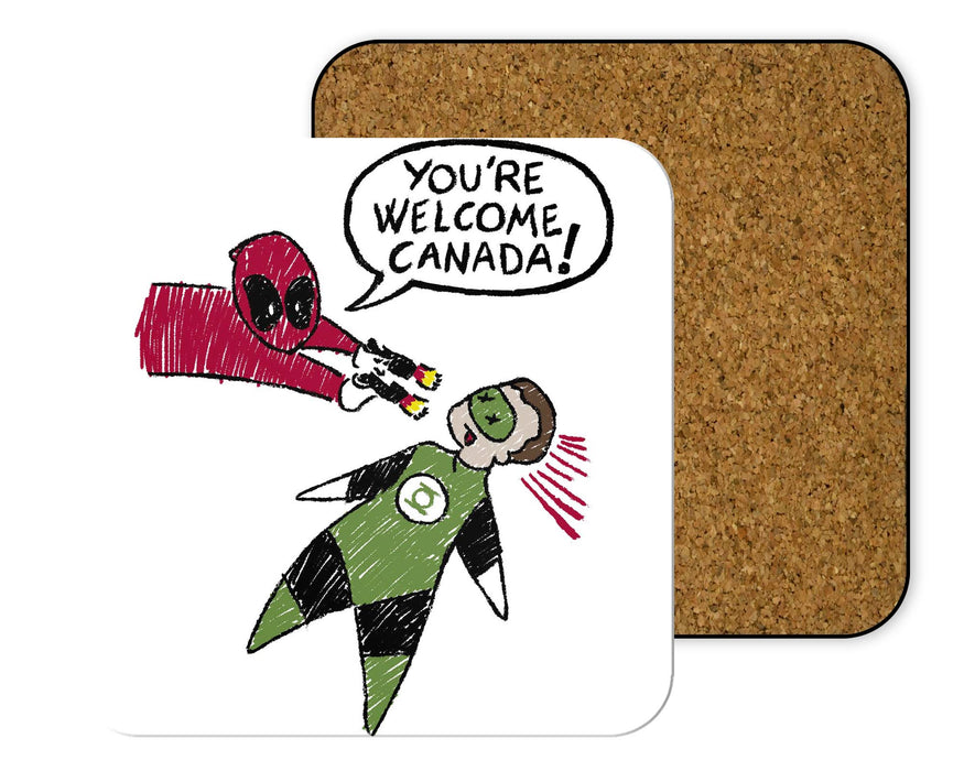 Youre Welcome Canada Coasters