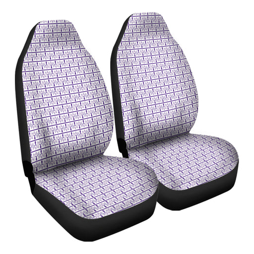 Zelda Symbols Pattern 3 Car Seat Covers - One size