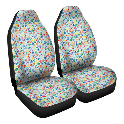 Zelda Symbols Pattern 7 Car Seat Covers - One size