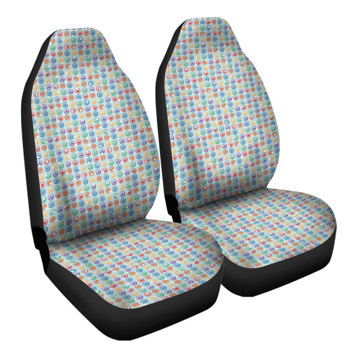 Zelda Symbols Pattern 9 Car Seat Covers - One size