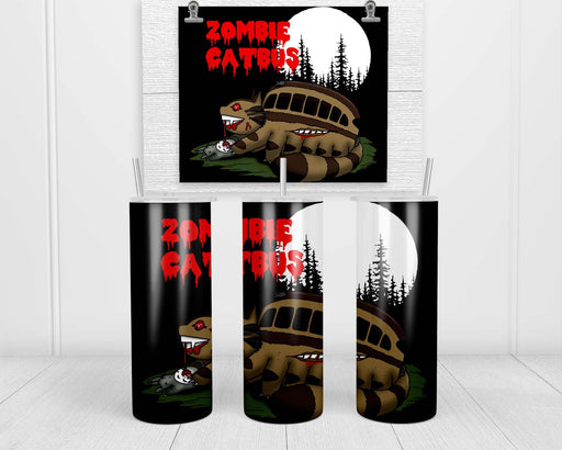 Zombie Catbus Double Insulated Stainless Steel Tumbler