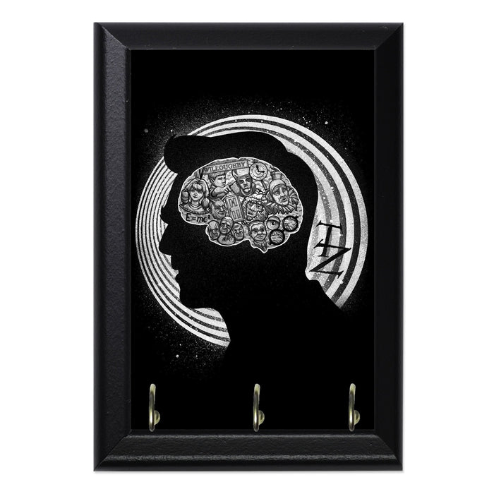 A Dimension Of Mind Wall Plaque Key Holder - 8 x 6 / Yes