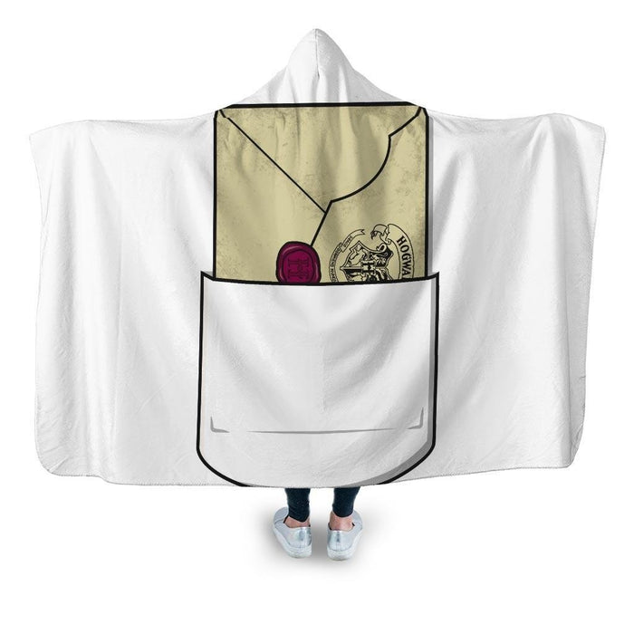 A Letter In Your Pocket! Hooded Blanket - Adult / Premium Sherpa