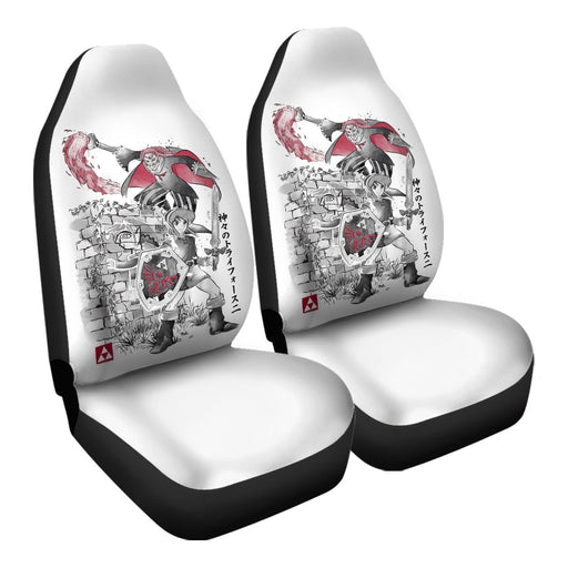 A Link Between Worlds Sumi E Car Seat Covers - One size