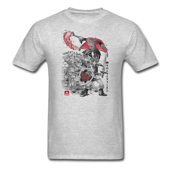 A Link Between Worlds Sumi-E Unisex Classic T-Shirt - heather gray / S