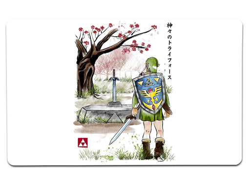 A Link To The Past Watercolor Large Mouse Pad