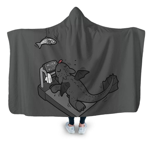 A More Effective Training Hooded Blanket - Adult / Premium Sherpa