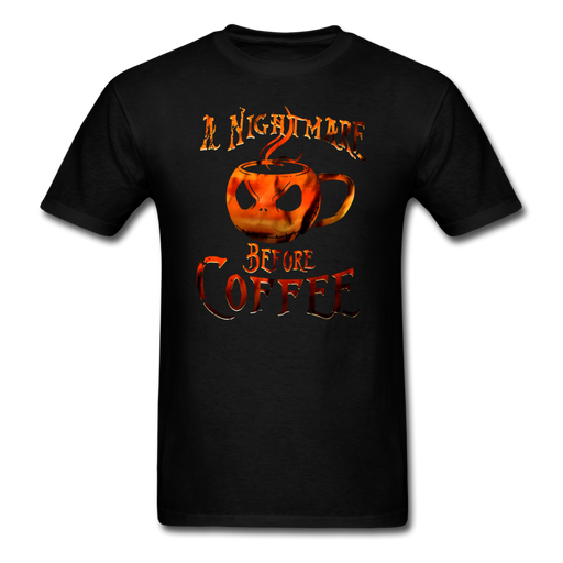A Nightmare Before Coffee Unisex Classic T-Shirt - black / S