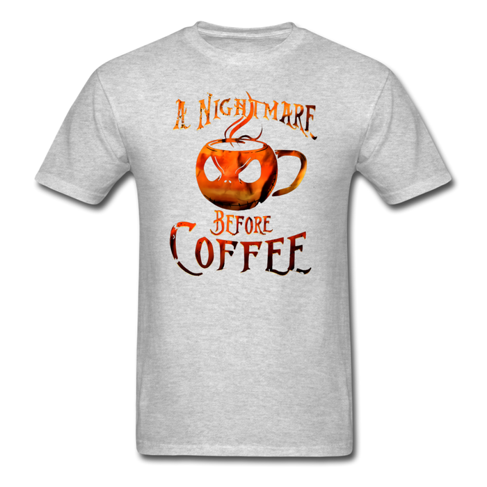 A Nightmare Before Coffee Unisex Classic T-Shirt - heather gray / S