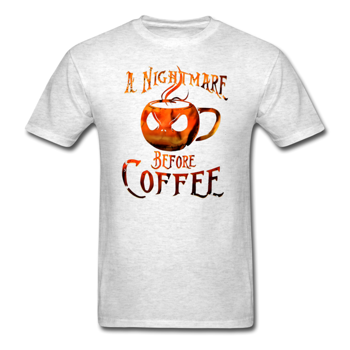 A Nightmare Before Coffee Unisex Classic T-Shirt - light heather gray / S