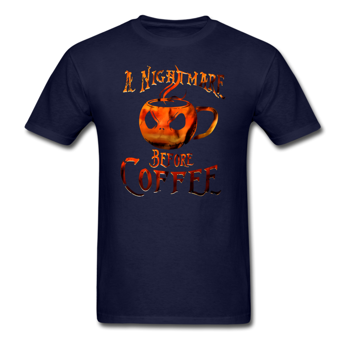 A Nightmare Before Coffee Unisex Classic T-Shirt - navy / S