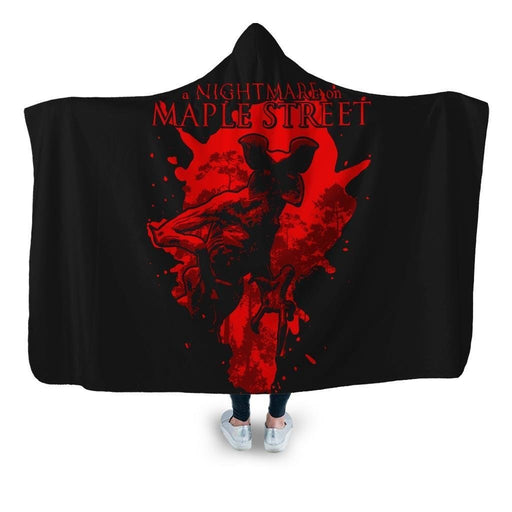 A Nightmare On Maple Street Hooded Blanket - Adult / Premium Sherpa