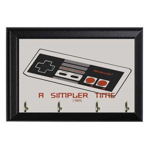 A Simpler Time Retro Classic Nintendo Controller Geeky Wall Plaque Key Holder Hanger