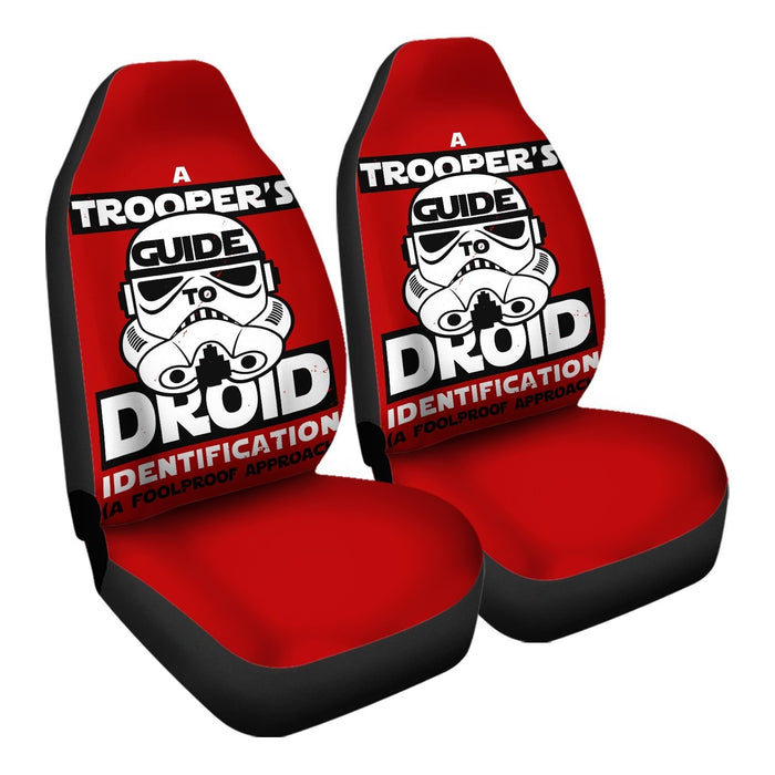 a trooper’s guide to droid identification Car Seat Covers - One size