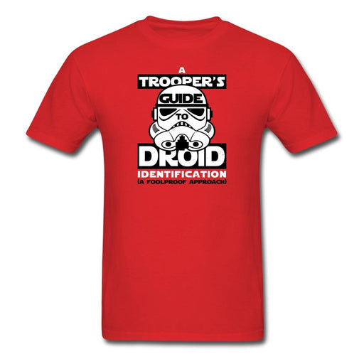 A Trooper’s Guide To Droid Identification Unisex Classic T-Shirt - red / S